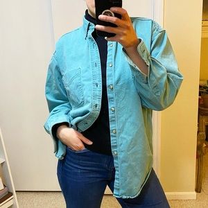LL BEAN Button Up- Retro Style